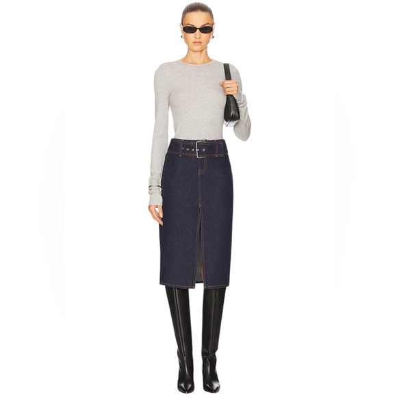 GRLFRND collections Norma Midi Skirt in Alvarado StSize 23